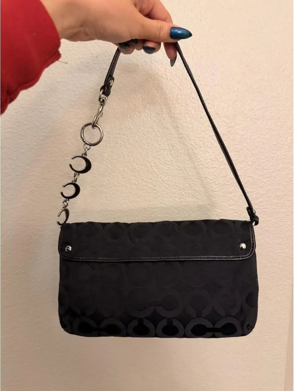 Black Coach Kristin Wristlet/Wallet